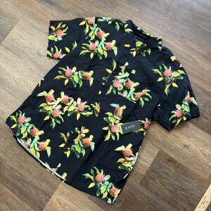 Roark Scholar La Selva Floral AOP Shirt‎ Sz XXL Nature Camp Outdoors